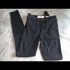 Black Hollister High Rise Jegging